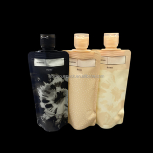 Small Travel Hand Liquid Detergent Foam Soap Dispenser Water <b>Packaging</b> <b>Bag</b> For Shampoo Custom Printed Plastic Refill Spout Pouch - Product Image 3