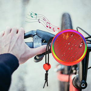 Haut-parleur extérieur Blue-tooth 5.3, FM0208, résistance à l'<span class=keywords><strong>eau</strong></span> IPX6, basses riches 5W, appariement TWS et effets de lumière LED intégrés - Product Image 2