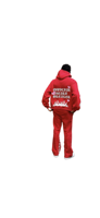 KY Homme Puff Print and Embroidery Luxury Hoodie and Sweatpants Heavy Cotton Sweatpants Man