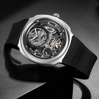 Montres Hommes Marque Tendance Montres Mécaniques Squelette Creux 5 ATM Étanche Luxe Automatique Sans Logo