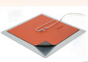 سخان سيليكون مع لوح ألومنيوم لنقل الحرارة، حصيرة حرارية سيليكونية مخصصة - Product Image 3