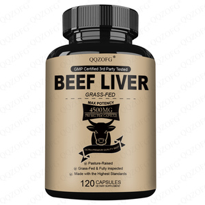 Ldj Fabrikant Runderlevercapsules 120 Telt Natuurlijke Ijzervitamine Volwassen Energie Stimuleert Grasgevoerd Runderlever Zwangere Vrouwen - Product Image 1