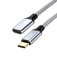 Câble vidéo USB Type-C 3.1 100W avec conducteur en cuivre et alliage d'aluminium pour PC/Switch - Charge et transfert de données
