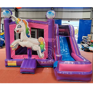 Precio al por mayor de fábrica Venta caliente unicornio inflable mini Combo gorila comercial salto de aire niños <span class=keywords><strong>castillo</strong></span> hinchable - Product Image 4
