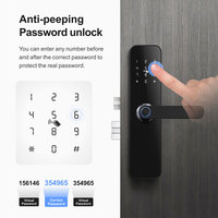 Porte numérique de sécurité multilingue Tuya Wifi Smart Home Verrouillage électronique de porte PST-HR07