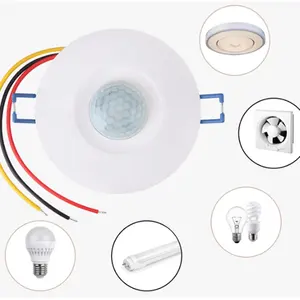  DC12V Gang Toiletten Menselijk Lichaam Infrarood Detector Motion Schakelaar Bedrade Plafond, Infrarood Inductie Motion Sensor Schakelaar