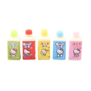 Kawaii dibujos animados resina Kt gato simular botella de yogur lindo gatito 3D botella de leche adornos Diy accesorios caja de teléfono basura Decoración - Product Image 5