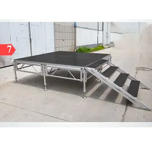 Plataforma de palco de dança de escada de alumínio para concerto de alta qualidade à venda