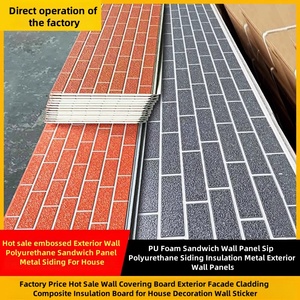 Panel de revestimiento de Metal impermeable de alta calidad, tablero de pared sándwich, Panel aislado, decoración del hogar, techo, sótano, aplicación de espuma EPS - Product Image 2