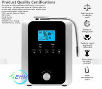 EHM-829 Mesin Ionisasi Air Alkali untuk Rumah Tangga dan Hotel, 11 Pelat Elektroda Titanium Platinum