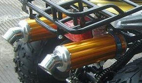 Accesorios para Vehículos Todoterreno, Tubo de Escape para Vehículos de Playa, Silenciador, Tubos de Escape Dobles Modificados, Escape para Motocicleta - Product Image 3