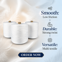 Hubei High Strength Xinao Factory Price Hot Sale 100% Polyester Yarn Raw White Ring Spun Paper Cone Yarn for Sewing Threads 40 2