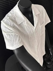 Polo a maniche corte da uomo vintage estivo 2025 vestibilità ampia - Product Image 4