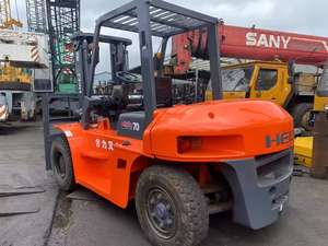 Chariot élévateur diesel d'occasion de 7 tonnes, mini-élévateur à fourche compact avec garantie de 6 mois, fabriqué en Chine - Product Image 6