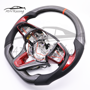 Volante de Fibra de Carbono Negro Personalizado para G70 G80 2018-2023 - Product Image 3