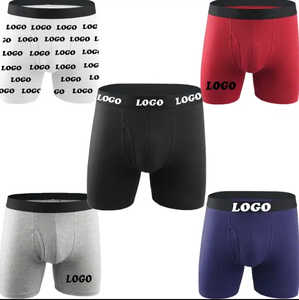 <span class=keywords><strong>Ropa</strong></span> <span class=keywords><strong>interior</strong></span> de <span class=keywords><strong>hombre</strong></span> de compra personalizada de fábrica 100% algodón <span class=keywords><strong>ropa</strong></span> <span class=keywords><strong>interior</strong></span> de marca grande pantalones cortos para correr logotipo personalizado diseñador hombres calidad Boxers hombres - Product Image 4