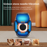 Appareil de massage des genoux par compression d'air pour les jambes, pour la maison et le bureau, pour soulager les douleurs articulaires