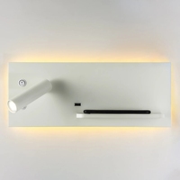 Lampe de lecture pour chambre d'hôtel 3W 7W Lampe murale LED USB pour téléphone avec chargeur sans fil
