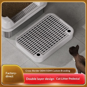 Kattenbakpedaal Grensoverschrijdend Hot-selling Anti-zand Verwijderbaar Ademend Waterdicht Extra Grote Gangpad Kattenbak - Product Image 1