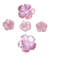LAGNYUE Vente en gros de perles sculptées en forme de fleur de coquillage rose 6-30mm Modèle BR2001002 Fabrication de colliers DIY