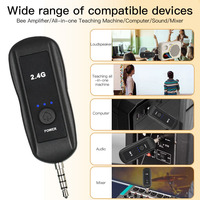 Microphone Casque Sans Fil Mini Portable BEWIN WX26 2.4G pour Enseignants, Conférences et Présentations