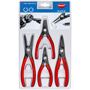 ชุดคีมถอดวงแหวน Knipex Precision 4 ชิ้น ชุดเครื่องมือถอดวงแหวนภายในและภายนอก - Product Image 1