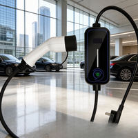 Nueva Estación de Carga Móvil para Vehículos Eléctricos 3.5/7kW Tipo 2 con Clasificación IP54, Cable de 5m, Conexión y Carga para Flotas, Jinghu TA-AC-B1-B