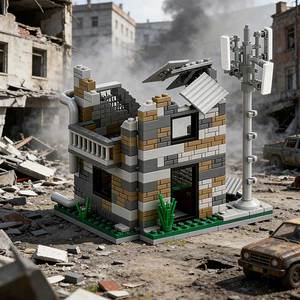 Ensemble <span class=keywords><strong>de</strong></span> blocs <span class=keywords><strong>de</strong></span> construction <span class=keywords><strong>de</strong></span> dioramas historiques <span class=keywords><strong>de</strong></span> scènes <span class=keywords><strong>de</strong></span> bataille militaires <span class=keywords><strong>de</strong></span> la Seconde <span class=keywords><strong>Guerre</strong></span> mondiale, ruines <span class=keywords><strong>de</strong></span> la <span class=keywords><strong>guerre</strong></span>, architecture MOC - Product Image 5