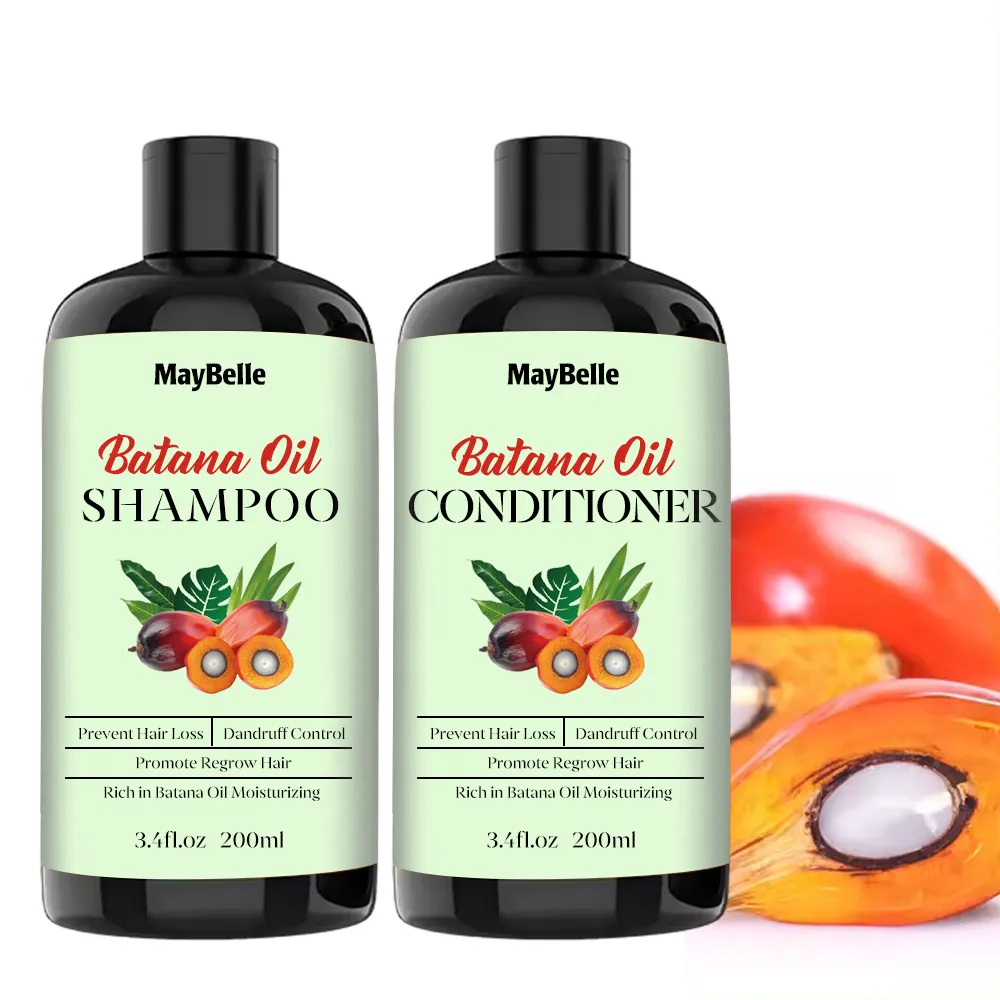 Natural Organic Private Label Batana Oil Hair Growth Shampoo Conditioner 100% Raw Batana Oil Shampoo