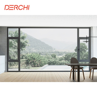 Ventanas de Aluminio con Doble Vidrio Aislante Acústico, Resistentes a Huracanes NFRC, Personalizadas