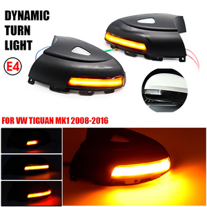 Intermitente de espejo LED dinámico, indicadores de señal de giro para VW Tiguan MK1 Sharan 7N Skoda <span class=keywords><strong>Yeti</strong></span> 5L Seat Alhambra 710 711, lámpara - Product Image 3