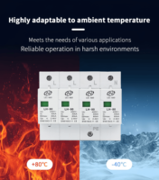 Parafoudre industriel 4P T2 AC 420V 40-80kA de haute qualité pour système solaire, disponible en ODM/OEM par l'usine LeiHao