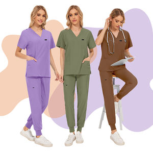 La migliore vendita di set di <span class=keywords><strong>Scrub</strong></span> chirurgici Unisex elasticizzati in materiale Spandex per uso clinico ospedaliero - Product Image 4