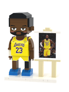 Figurines de joueurs de basket <span class=keywords><strong>NBA</strong></span> <span class=keywords><strong>Curry</strong></span> en mini blocs de construction, design personnalisé avec photo, dernières nouveautés, jouets éducatifs en plastique, 50 pièces - Product Image 6