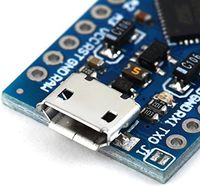 AIsmartlink Atmega32U4 5V 16MHz Placa de Desarrollo Micro USB con Bootloader IDE, Microcontrolador