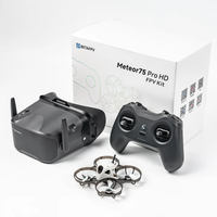 Kit FPV BETAFPV Meteor75 Pro HD 1S RTF P1 HD VTX 1080p VR04 Goggles LiteRadio 4 SE Transmitter Drone FPV intérieur/extérieur