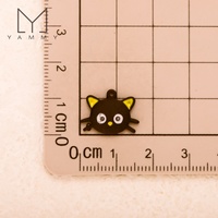 Yammy YYS137 Vente en gros de breloques en émail colorées, pendentifs animaux mignons Bubu Bear pour bijoux d'enfants, adorables breloques chien et panda
