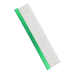 20-25cm Professional Color Cats Comb Stainless Steel Pet Row Comb Full Sparse Tooth Brush Modeling Open The Knot Dogs Comb