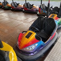 Voiture tamponneuse électrique d'intérieur à prix d'usine pour enfants, idéale pour les parcs d'attractions, les foires et les centres commerciaux, en acier et PVC