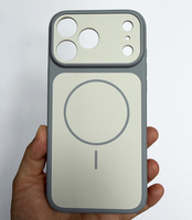 Étui de téléphone magnétique mat bicolore en PC et TPU de qualité supérieure pour iPhone 17 Pro Max