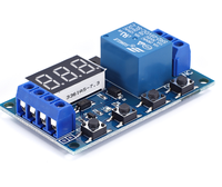 Module de contrôle de temporisation numérique à LED KT DC 5V 12V 24V, relais temporisé, déclencheur de cycle, interrupteur de temporisation, carte de circuit, module de contrôle de temporisation DIY