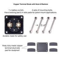 Commutateur de batterie marine 48V pour voiture Auto camion véhicule interrupteur d'isolateur marche/arrêt à 2 broches pour déconnecter la batterie véhicule marin