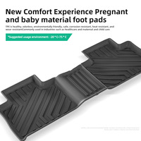 Tapis de sol et tapis de coffre en TPE pour MG HS PHEV 2022 - Accessoires de voiture imperméables sur mesure
