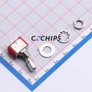 MT-0-103-K101-T100-RS Toggle Switch Through hole Component (THT)-3P,13.1x8mm Switch - Product Image 2