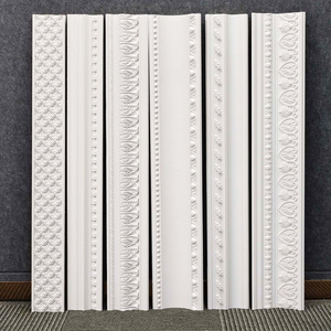 Moldura Decorativa <span class=keywords><strong>de</strong></span> Techo <span class=keywords><strong>de</strong></span> Poliuretano Estilo Europeo, Color Blanco, <span class=keywords><strong>para</strong></span> Decoración <span class=keywords><strong>de</strong></span> Interiores <span class=keywords><strong>de</strong></span> Villas y Hoteles - Product Image 5
