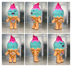<span class=keywords><strong>Costume</strong></span> <span class=keywords><strong>Gonfiabile</strong></span> da Gelato Personalizzato per Eventi Divertenti, Mascotte <span class=keywords><strong>Gonfiabile</strong></span> da Dessert per Pubblicità Interattiva - Product Image 2