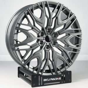 Roues forgées Bku pour Land Rover Defender 90 110 L663 Range Rover L460 L405 20 21 Jantes 22 pouces Roues en alliage <span class=keywords><strong>gris</strong></span> mat 5X120 - Product Image 1