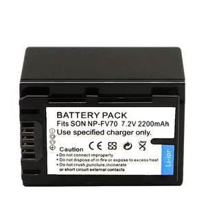 NP-FV70 2200mAh <b>Battery</b> for FV100 FV90 FV50 XR260 CX550E CE RoHS Certified in Stock 12-Month Warranty Premium Quality - Product Image 4