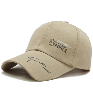 Hotsale <strong>Khaki</strong> Cotton Baseball Cap Men Sport Style Printed Adjustable Casual Outdoor Dad <strong>Hat</strong> Sporty Style for All Seasons - Product Image 4