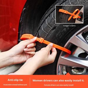 Chaînes antidérapantes pour accessoires automobiles, attaches de pneus non dommageables, chaînes à neige universelles pour SUV, fourgonnette, accessoires automobiles légers - Product Image 2